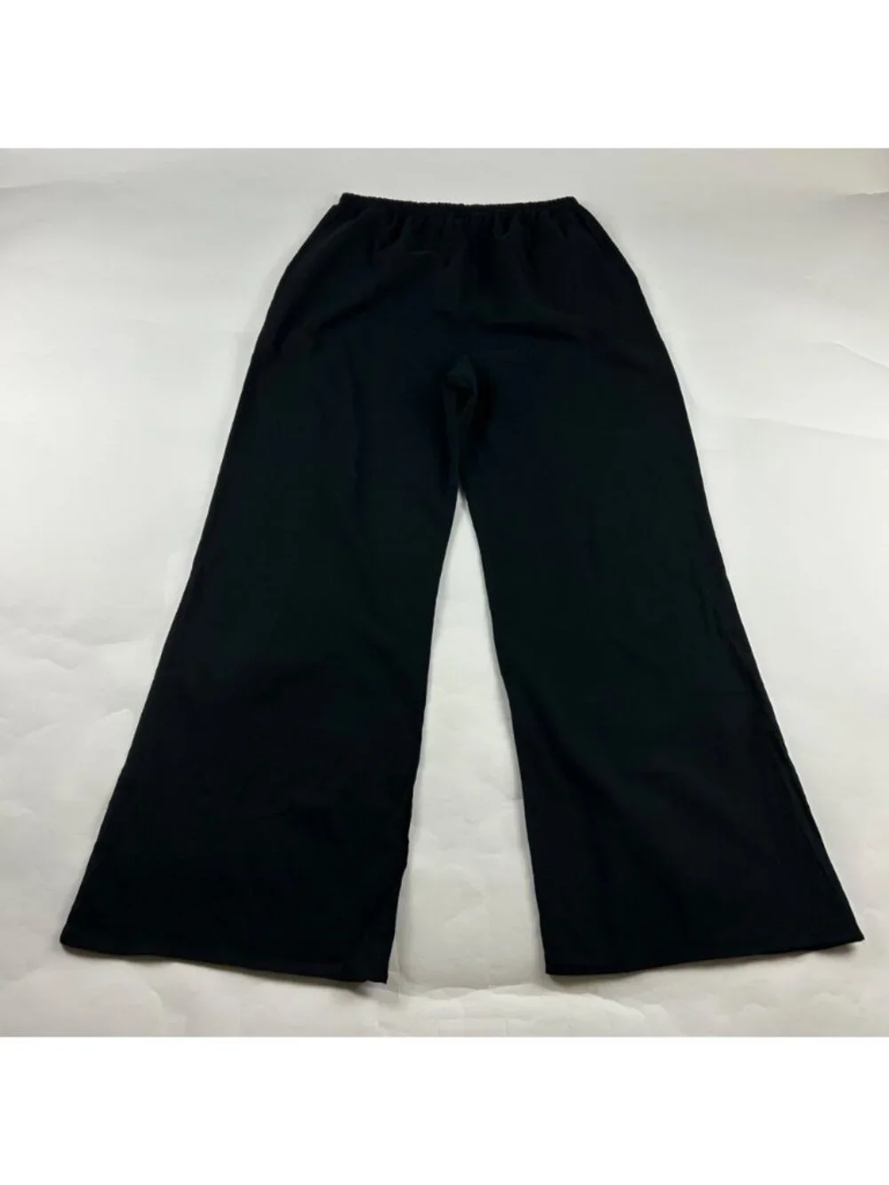 Billy J Black Lightweight Cotton Pull On Wide Leg Lounge Pant L - Picture 7 of 8